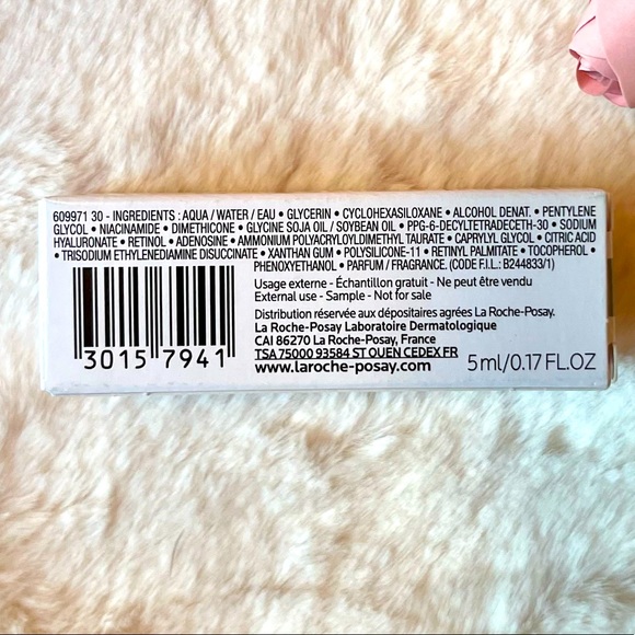 LA ROCHE POSAY RETINOL B3 PURE RETINOL SERUM TRAVEL SIZE MINI - Picture 3 of 9